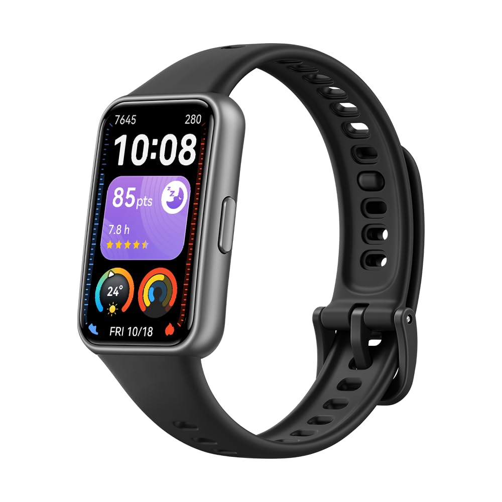 HUAWEI Band 11 PRO Smart Watch, AMOLED Display, Sleep & Stress monitoring Smart Watch, Upto 14 Days Battery, 50m Water Resistance, Precision Fitness & Health Tracker, Android&iOS compatible, Black