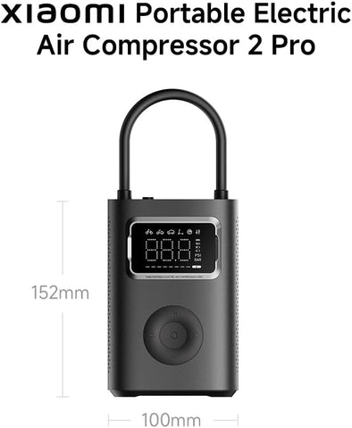 Xiaomi Portable Electric Air Compressor 2 Pro, Electric Air Compressor Inflatable Treasure 150psi High Pressure For Motorcycle Bike Car Scooter Football Basketball