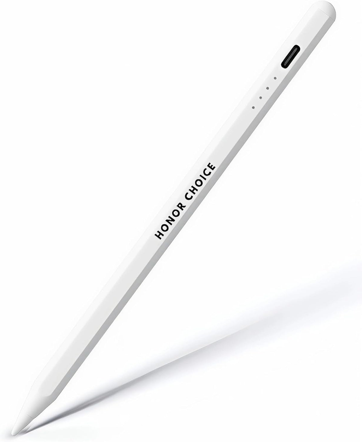 HONOR CHOICE Amork Pencil Lite Universal Capacitive Stylus Pen, Magnetic Attachment, USB-C Charging, 8-Hour Battery Life, Includes Spare Tip, White