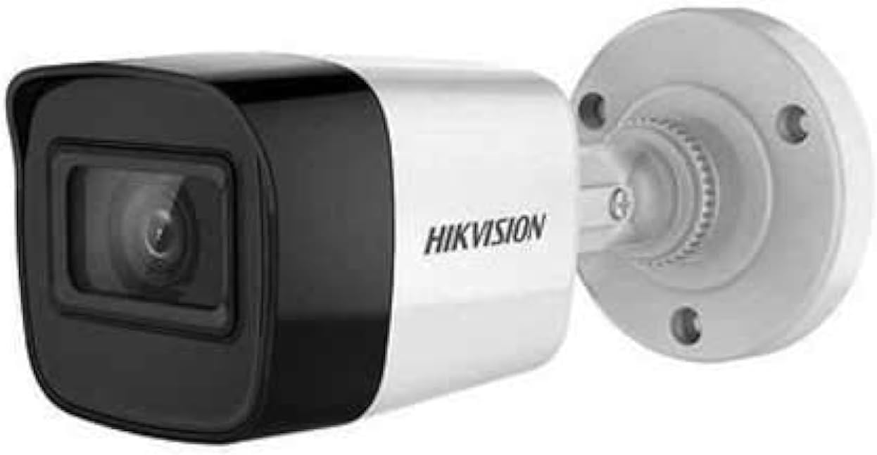 HIKVISION DS-2CE16D0T-EXIPF 2MP Outdoor Analog Bullet Camera with 20m IR Night Vision, Weatherproof CCTV Security Camera