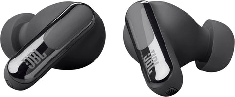 JBL Live Beam 3 True wireless noise-cancelling earbuds with stick-closed design and Smart Charging Case, JBLLIVEBEAM3BLK, Black