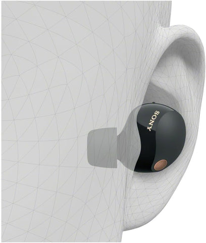 Sony WF-1000XM5 The Best Truly Wireless Noise Cancelling Earbuds, Hi-Res Audio, 24 hours battery life, Multipoint Connection, IPX4 Water Resistance, Black, UAE Version - 1-Year warranty