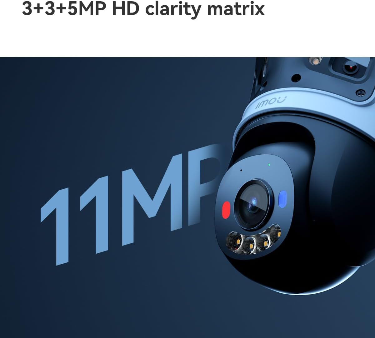 Imou Security Camera Cruiser Triple 11MP