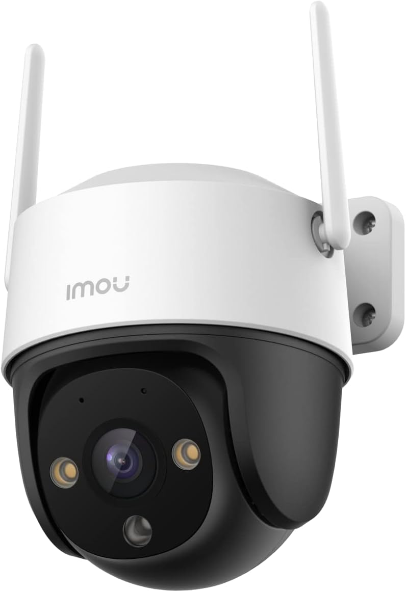 Imou 1080P Security Camera Surveillance Camera Outdoor, 360° Wi-Fi Camera for Home Smart with Human Detection Motion Tracking Two-Way Talk 30m IR Color Night Vision IP66 Water Proof Siren(Cruiser SE+)