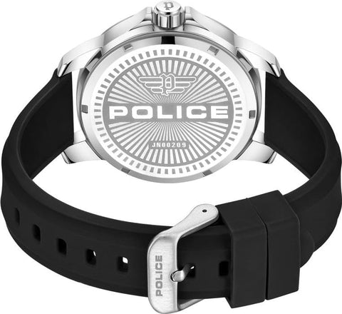 Police Mensor Gents Analog Watch With Leather Strap 44mm