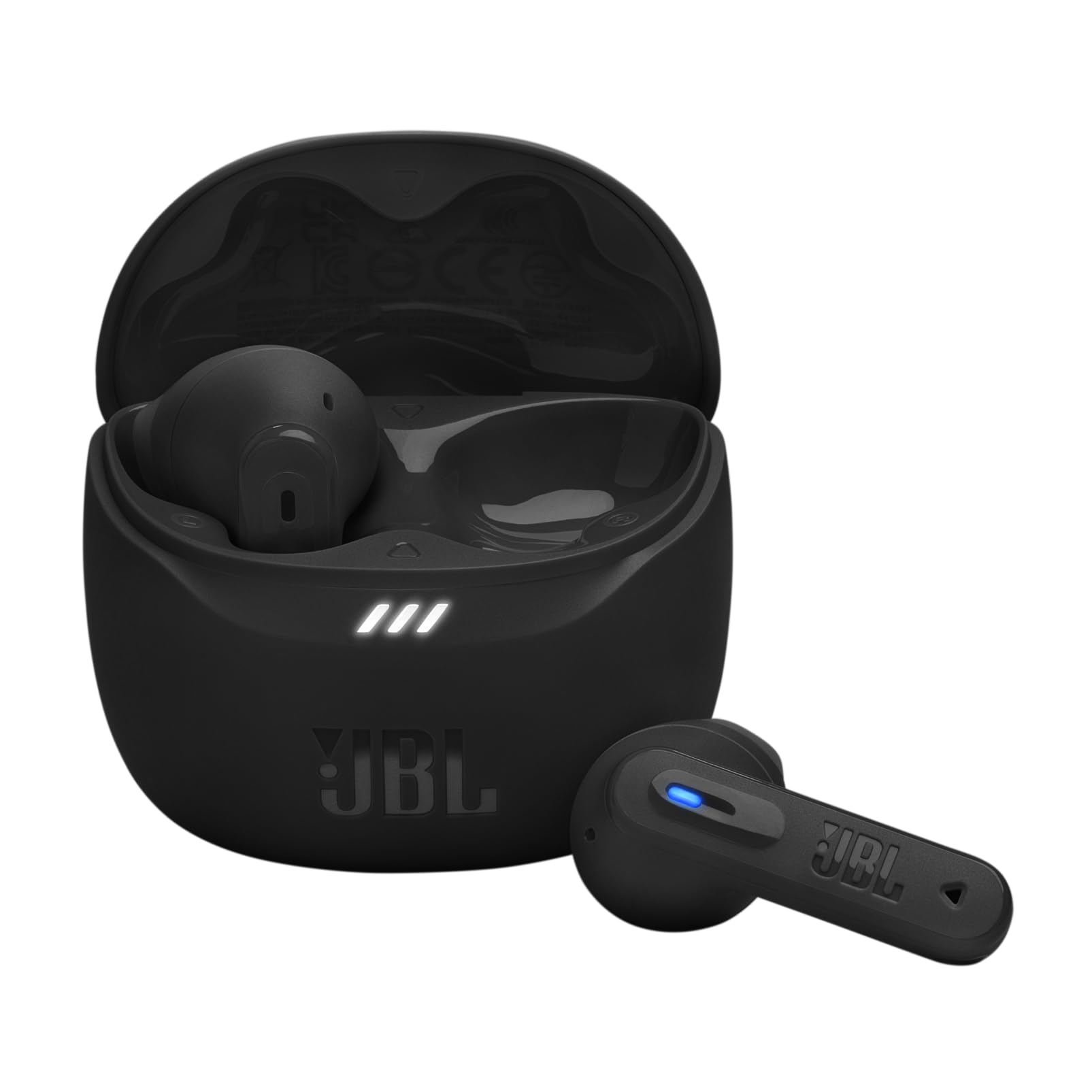 JBL TUNE FLEX 2 True Wireless Adaptive noise cancelling with Smart Ambient, Up to 48 hours total playback, IP54 dust and water resistant, JBLTFLEX2GBLK, GBlack