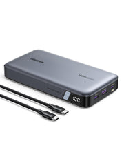 UGREEN Power Bank 20000mAh, PD 22.5W Portable Charger Fast Charging | flight-safe, high-capacity, PD 3.0 USB-C input & output, digital display, for iPhone 17/16, Galaxy S25, iPad, AirPods, etc