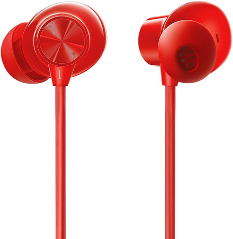 One Plus Bullets Wireless Z3 Bluetooth 5.0 in Ear Earphones, Spatial Audio – 12.4 mm Drivers, 36 Hrs Battery Life (Samba Sunset)