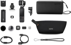 DJI Osmo Pocket 4 Creator Combo, Pocket Gimbal Vlog Camera, 1″ CMOS & 4K/240fps, 3-Axis, 2× Lossless Zoom, 107GB Built-in Storage, Mic 3 Transmitter, Osmo Mini Tripod, UAE Version, Official Warranty