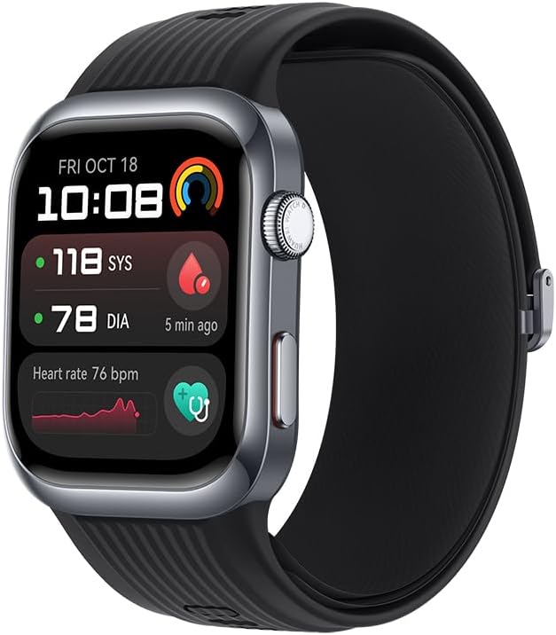 HUAWEI WATCH D2 Smartwatch, 1.82" AMOLED Touch display, Blood Pressure Monitoring, Slim Design, Bluetooth Calling, Compatible with iOS Android, 6 months HUAWEI care+, Black