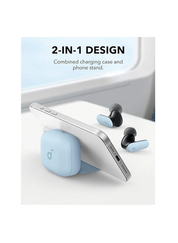 Soundcore soundcore R50i NC by Anker Noise Cancelling Earbuds, Strong and Smart Noise Cancelling, Powerful Bass, 45H Playtime, 2-in-1 Case and Phone Stand, IP54, Wireless Earbuds, Bluetooth 5.4, App Control Blue | Best Price UAE | Dubai, Abu Dhabi
Loadin