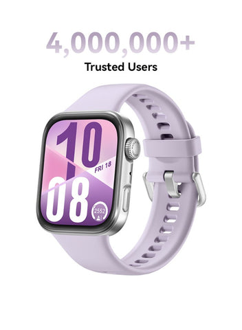 HUAWEI Watch FIT4 Smart Watch, 1.82” Display, 100+ Sports modes, Fitness and Sleep Tracker, Heart Rate Monitor, Emotional Wellbeing Assistant, up to 10-Day Battery Life, iOS & Android Purple | Best Price UAE | Dubai, Abu Dhabi