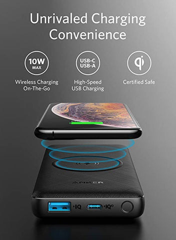 Anker Wireless Power Bank 10,000mAh PD, PowerCore III 10K Wireless Portable Charger with Qi-certified 10W Wireless Charging and 18W USB-C Quick Charge for iPhone 16/16 Pro/16 Pro Max/15/15 Pro/15 Pro Max, iPad | Best Price UAE | Dubai, Abu Dhabi
Loading.