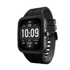 Fastrack VOX CirQ Smart Watch with AI Chat & AI Watchfaces, 1.38” TFT Display, Ripple Design, BT Calling, 24/7 Health Suite, SpO2, HRM, Sleep Tracking, IP68 Water Resistant - Onyx Black