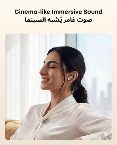soundcore Anker Liberty 5 Pro Max Wireless Earbuds, AI Note-Taker(120 Free Mins/Mo, Membership for More) for in-Person Meetings, Whisper-Clear Calls, ANC, Smart Case, 5 Mins Charge = 4 Hrs Playtime