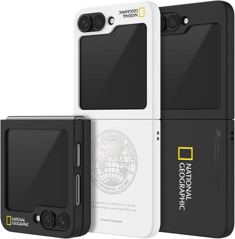 National Geographic Slim Fit Case V3 (Galaxy Z Flip Series) Galaxy Z Flip 6 Small Logo - Black