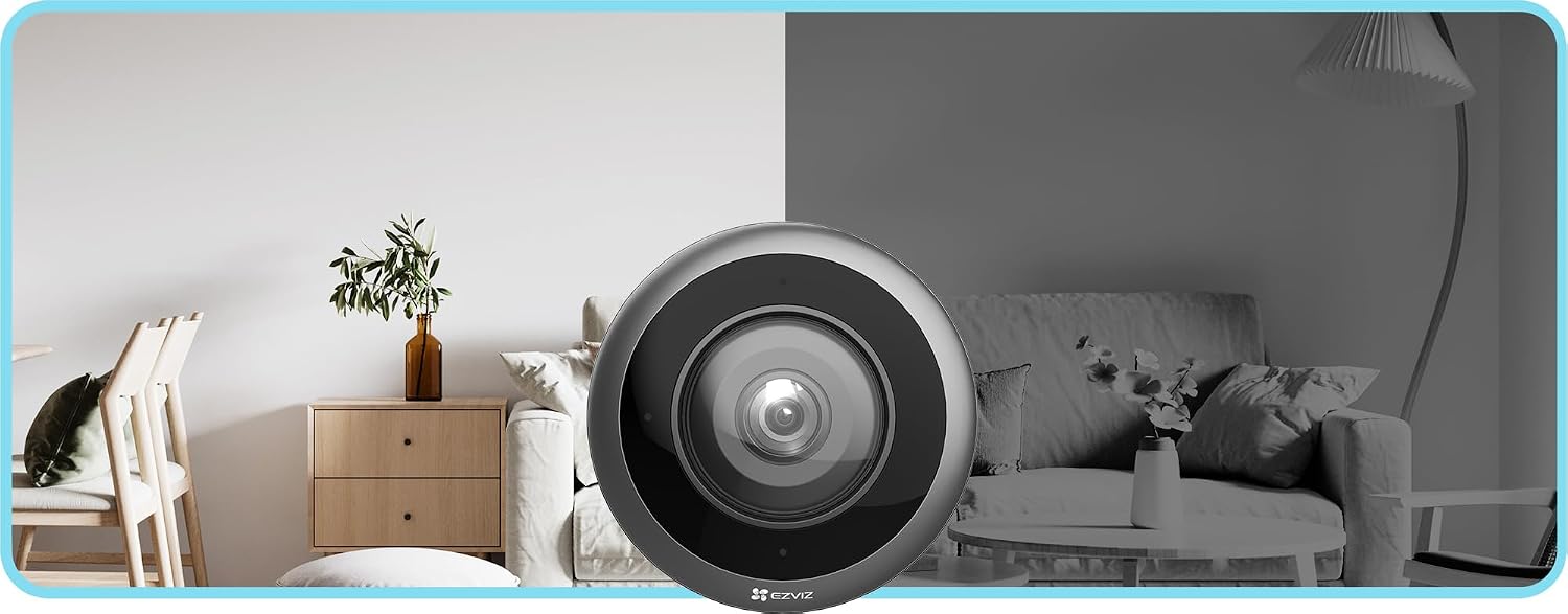 EZVIZ E4P 3K+ 6MP Wi-Fi Panoramic Fisheye Smart Home Camera