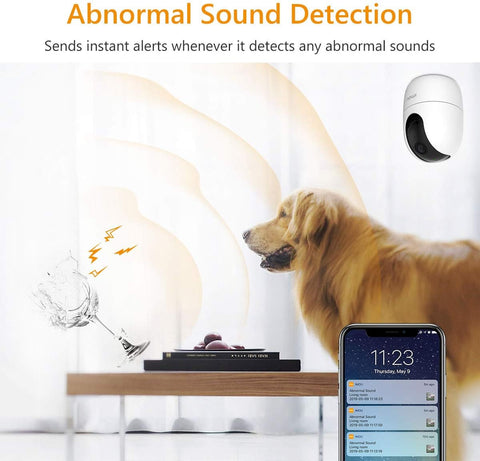 Imou 2K Camera for Home, 360° Security Camera, WIFI Camera Indoor, HD Baby Monitor, CCTV Camera for Home Wireless, Surveillance Camera with Human Detection, Smart Motion Tracking, Two-Way Talk, Alexa