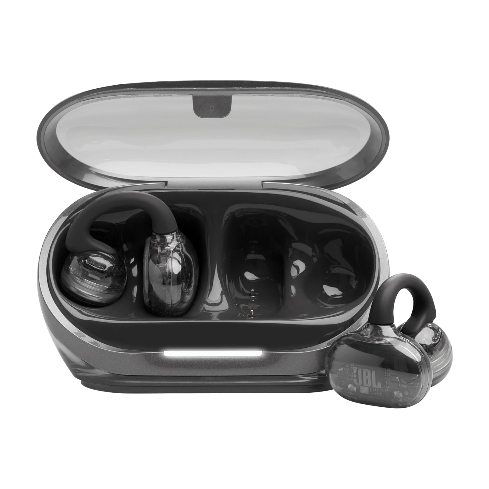 JBL Endurance Peak 3 Dust and Water Proof True Wireless Active Earbuds, JBL Pure Bass Sound, 50H Battery Hours, Ambient Aware & Talk Thru, 4-Mic Technology, Powerhook Design - White, JBLENDURPEAK3WT
