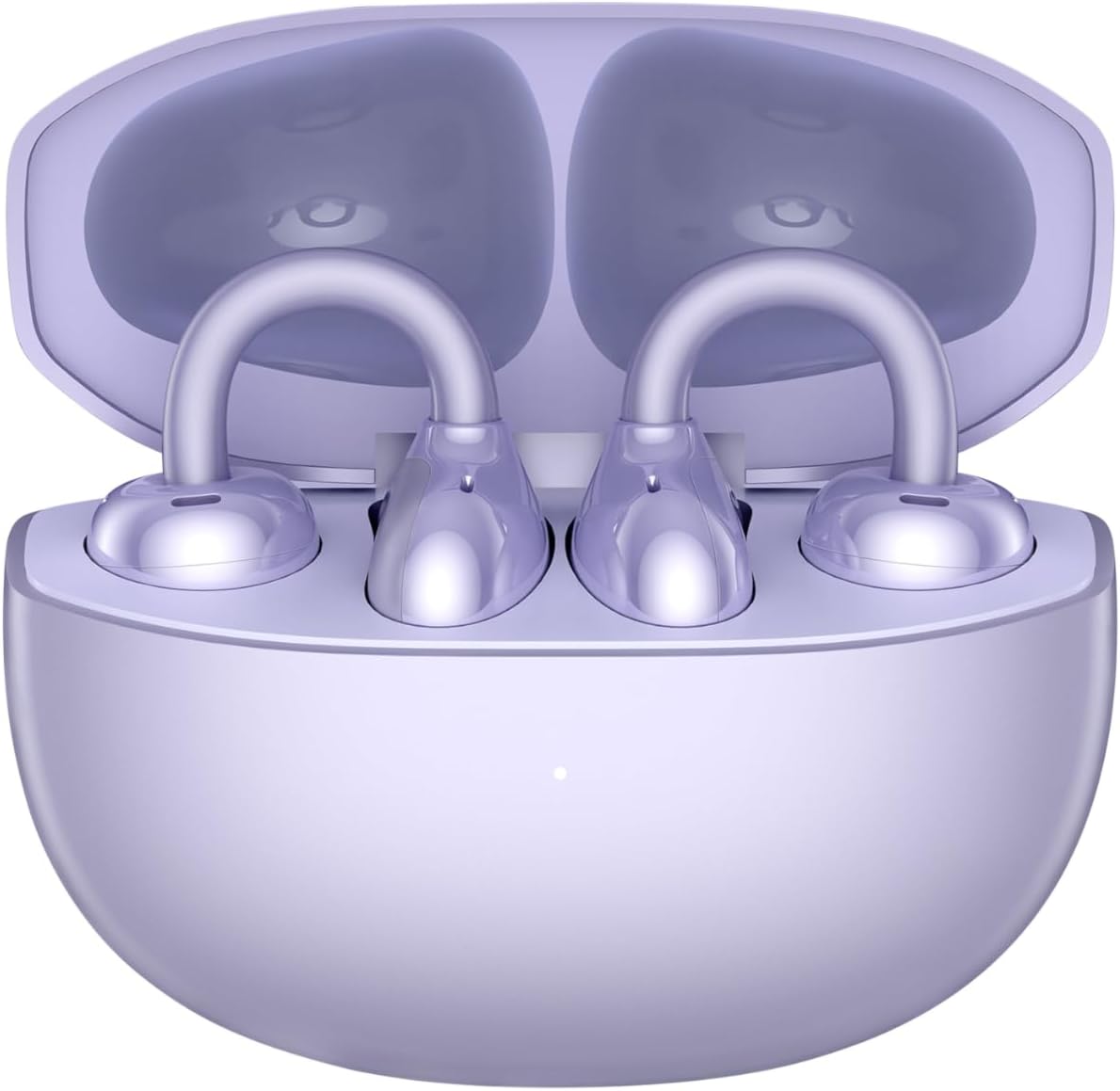 HONOR Choice Earbuds CLIP (2025 Model) Wireless Earphones, Open-Ear Bluetooth Earbuds, Feather-Like Wearing, 36 Hour Long Battery Life, Purple