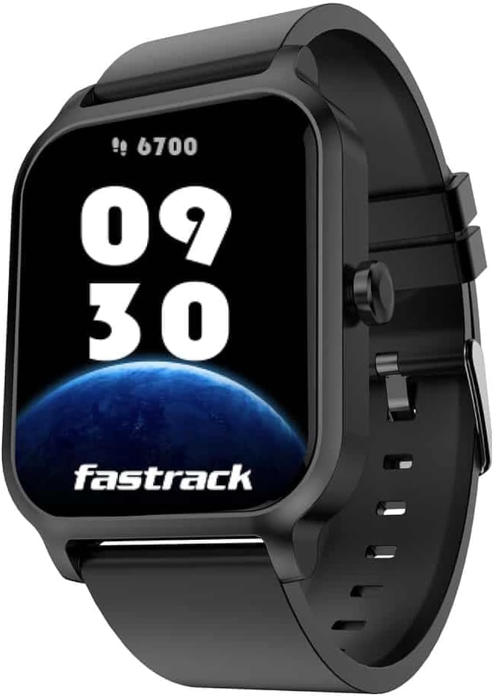 Fastrack Reflex Rave FX Black Smart Watch 1.83" Ultra UV Display