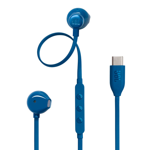 JBL Tune 110 JBLT110RED Wired In-Ear Headphones with Mic, Red