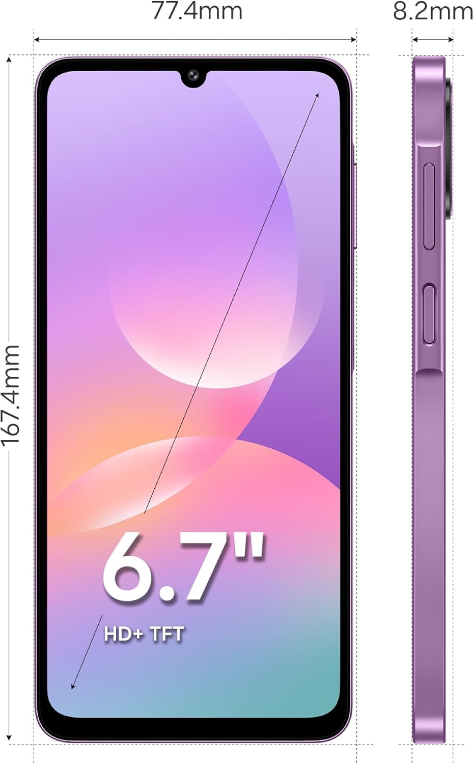Samsung Galaxy M17e 5G Mobile (Vibe Violet 4GB RAM, 128GB Storage) | Smoothest 120 Hz Refresh Rate| Monster 6000 mAh Battery | IP54 | 6 Gen OS Upgrades | AI | Gemini Live | Without Charger
