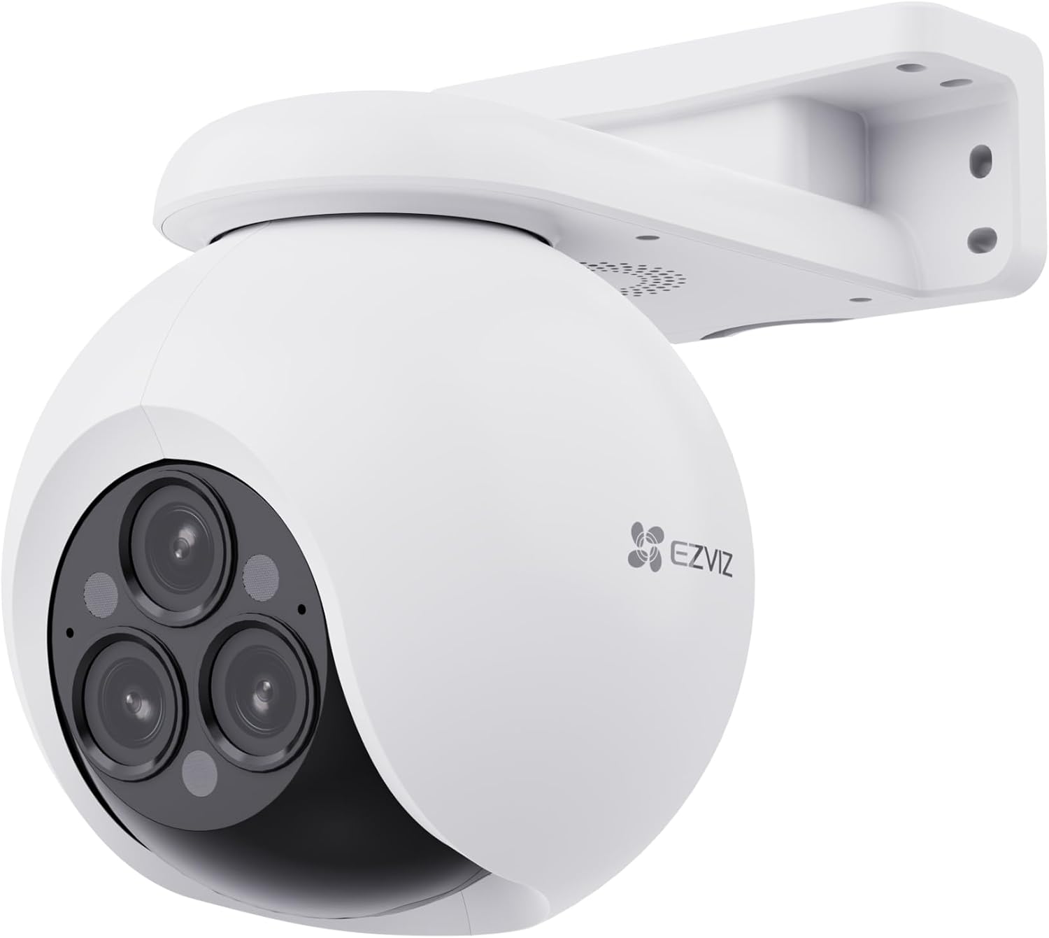 EZVIZ 12MP Triple Lens Outdoor Wifi Camera, 3×2K+ 360° Security Outdoor Camera Wireless, Colour Night Vision, AI Person/Vehicle Detection, 12× Zoom, Siren, Alexa, Waterproof, H80f Multi