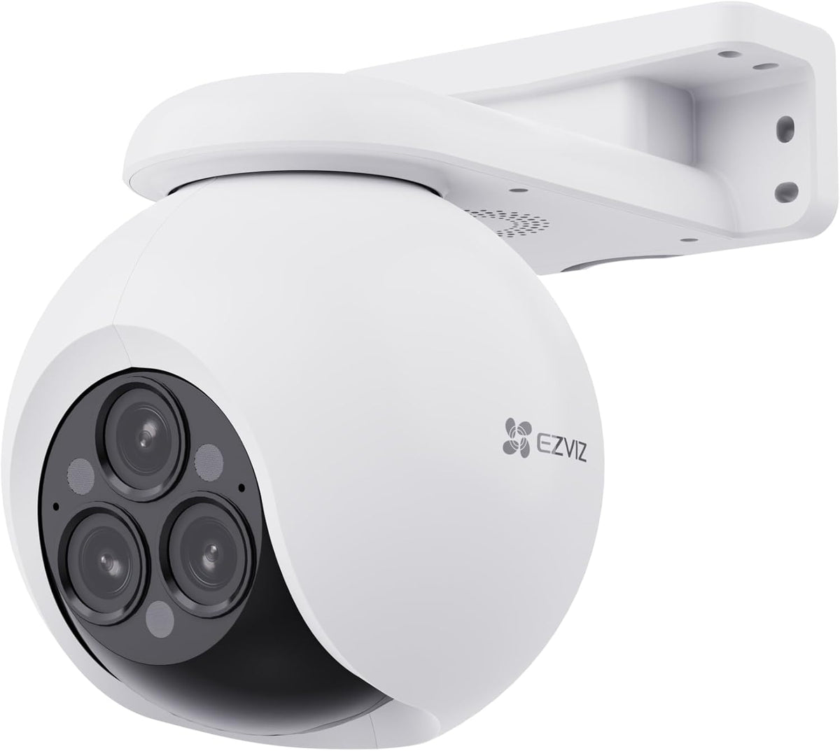 EZVIZ 12MP Triple Lens Outdoor Wifi Camera, 3×2K+ 360° Security Outdoor Camera Wireless, Colour Night Vision, AI Person/Vehicle Detection, 12× Zoom, Siren, Alexa, Waterproof, H80f Multi