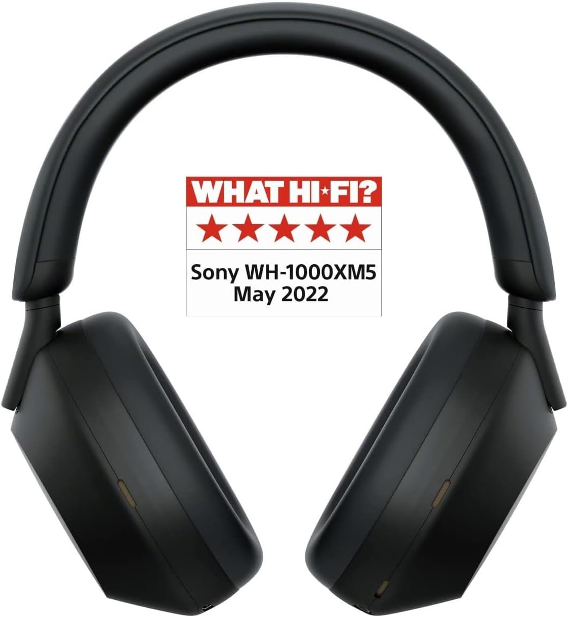 Sony WH 1000XM5 Noise Cancelling Wireless Headphones 30 hours battery life Over ear style Optimised for Alexa and the Google Assistant with built in mic for phone calls Black, One Size
