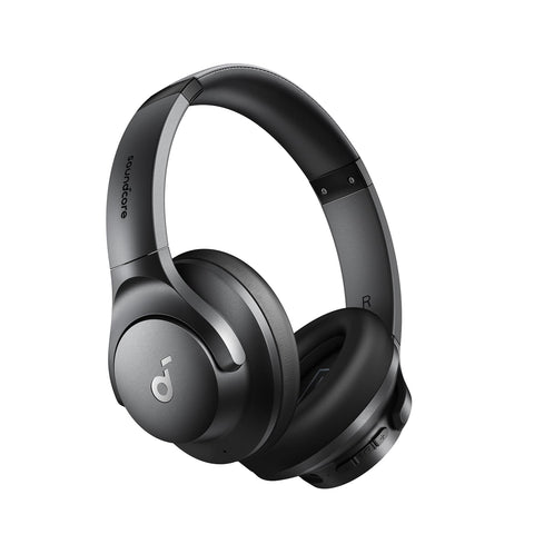 Soundcore by Anker Q20i Hybrid Active Noise Cancelling Headphones, Wireless Over-Ear Bluetooth, 45H Long ANC Playtime, Hi-Res Audio, Big Bass, Customize via an App, Transparency Mode