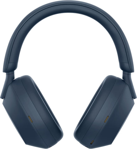 Sony WH-1000XM5 Wireless Noise Cancelling Headphones (30h Battery, Touch Sensor, Quick Charge Function, Optimised for Amazon Alexa, Headset with Microphone) Midnight Blue, Blue
