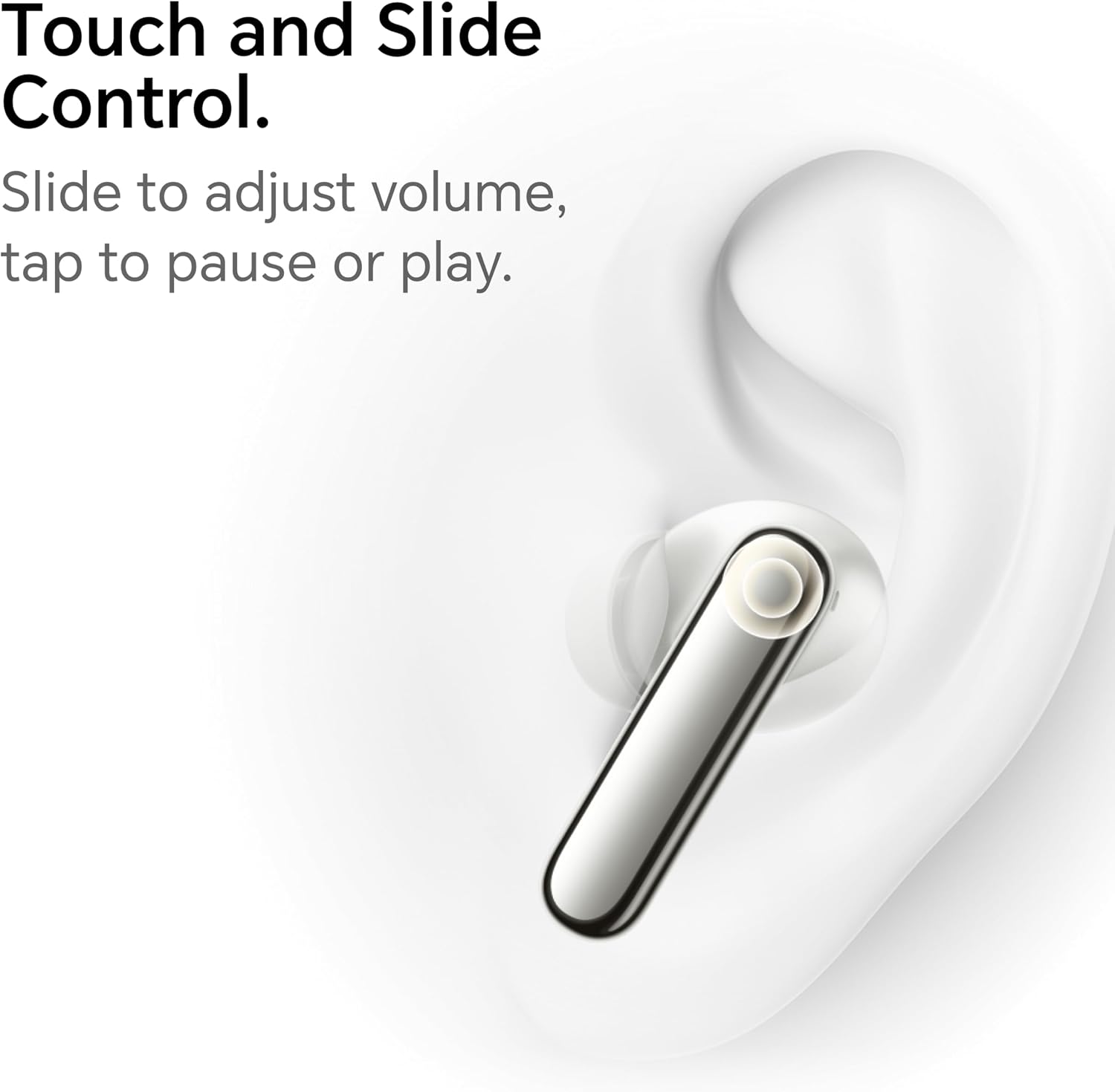 HONOR Earbuds 4 with AI Translation, 50dB Adaptive ANC, 46H Battery Life, Dual Drivers(11mm+6mm), 3-Mic AI Call Noise Reduction, IP54 Water Resistant, Pearl White