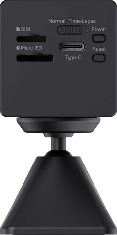 EZVIZ 4G LTE Indoor Surveillance Camera with SIM Card Slot, 2K Battery Camera Without WiFi, Person Detection, AOV Mode, 2-Way Audio, Compatible with Alexa/Google, SD Card Max. 512 GB, CB2 4G Black