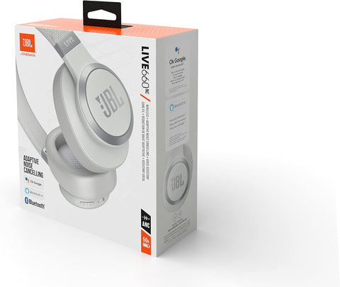 JBL LIVE 670NC Wireless On-Ear Headphones with True Adaptive Noise Cancelling