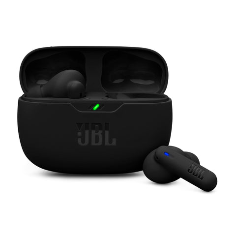 JBL Wave Beam 2 Adaptive Noise Cancelling with Smart Ambient True Wireless Earbuds, Deep Bass, Comfort Fit, 40H Battery, Hands-Free + VoiceAware, Water and Dust Resistant - JBLWBEAM2BLU, Blue