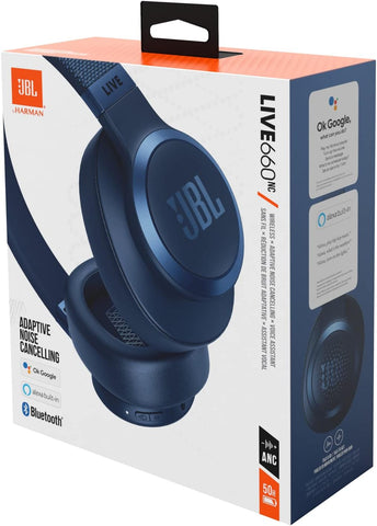 JBL LIVE 670NC Wireless On-Ear Headphones with True Adaptive Noise Cancelling