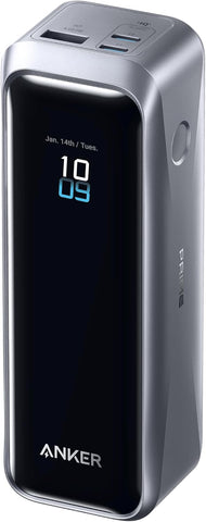 Anker Prime Power Bank, 26,250mAh 3-Port Portable Charger with 300W Output, Two-Way Charging, Flight-Approved, App Control, For MacBook, iPhone 17/16 Series, and More, Charging Base Not Included