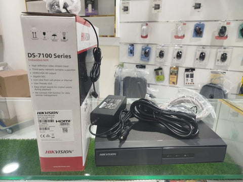 Hikvision 8-ch Mini 1U 8 PoE NVR, H.265+/H.265/H.264+/H.264, HDMI/VGA, 60 Mbps In/Out, Silver, HDD, 6TB, 1kg, 22.3 x 4.8 x 26.5 cm, DVR, NVR