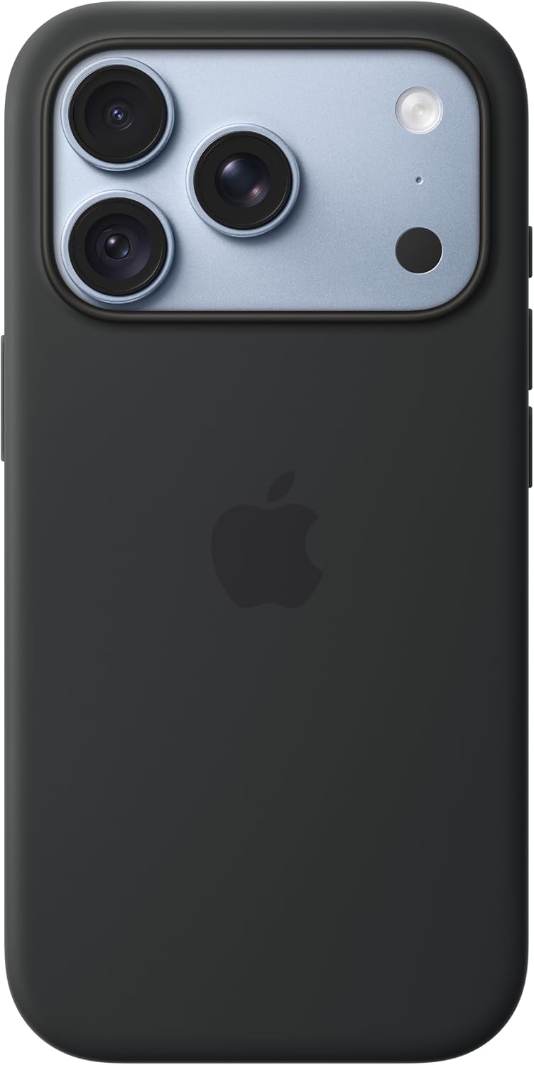 Apple iPhone 18 Pro Silicone Case with MagSafe – Black ​​​​​​​