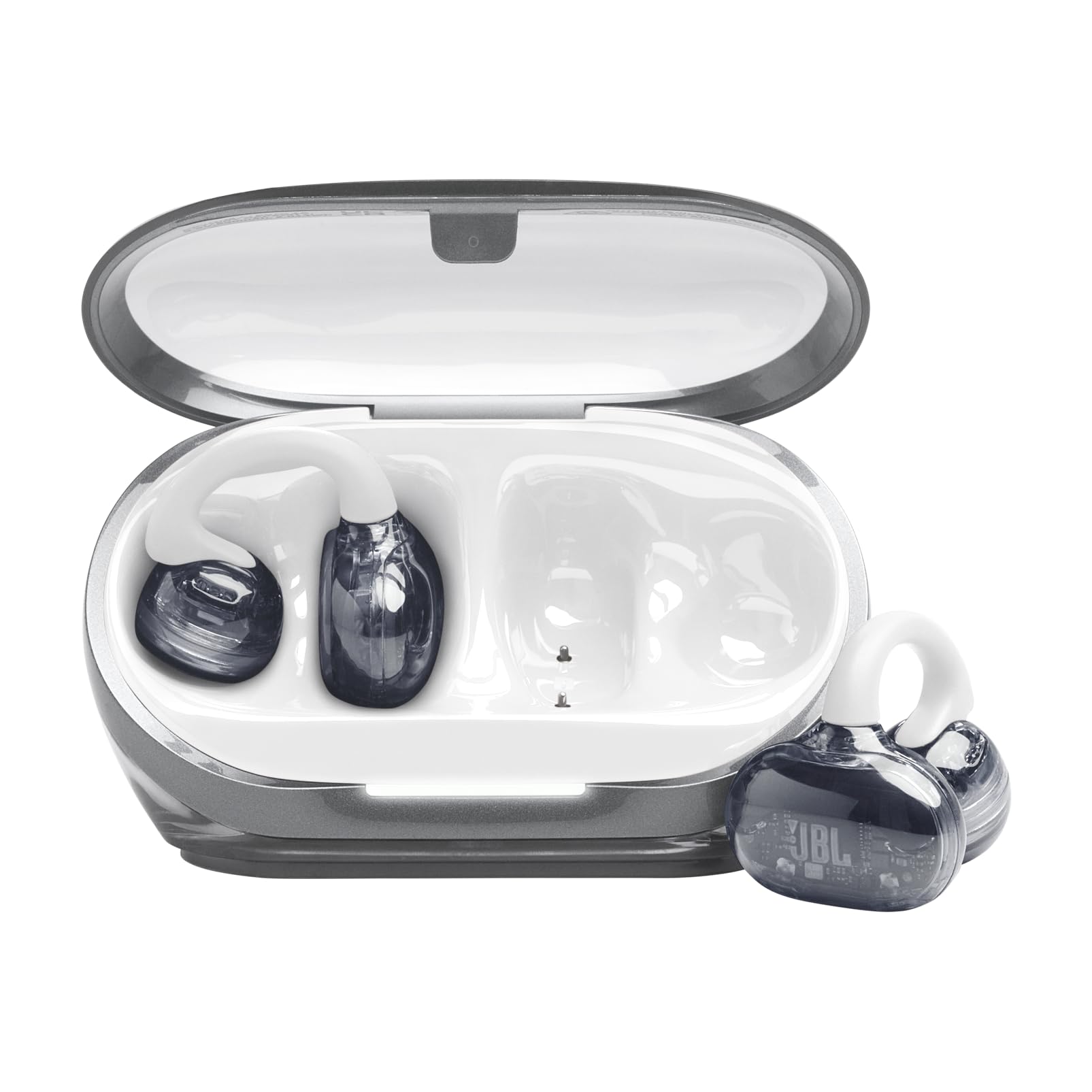 JBL Endurance Peak 3 Dust and Water Proof True Wireless Active Earbuds, JBL Pure Bass Sound, 50H Battery Hours, Ambient Aware & Talk Thru, 4-Mic Technology, Powerhook Design - White, JBLENDURPEAK3WT