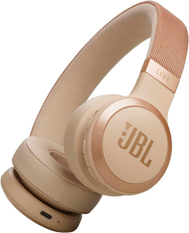 JBL LIVE 670NC Wireless On-Ear Headphones with True Adaptive Noise Cancelling