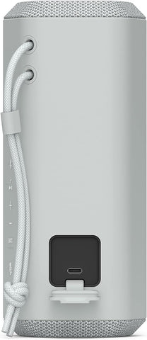 Sony SRS XE200 X Series Wireless Ultra Portable Bluetooth Speaker, IP67 Waterproof, Dustproof and Shockproof with 16 Hour Battery and Easy to Carry Strap, Light Gray New, SRSXE200/H