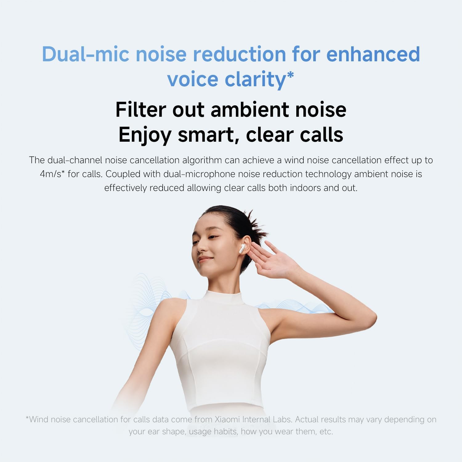 XIAOMI Redmi Buds 6 Active Wireless Earbuds, 14.2mm Dynamic Driver, Clear Call with Dual Mic, Bluetooth 5.4, 30-Hour Battery Life, Lightweight Design – Black