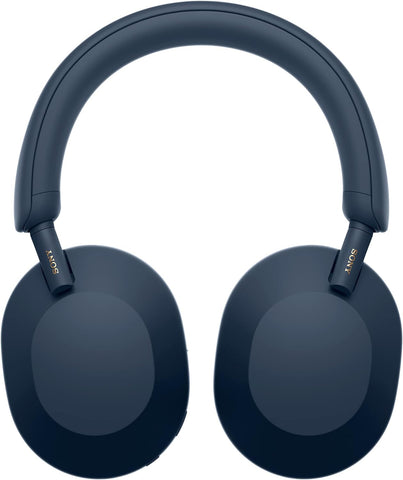 Sony WH-1000XM5 Wireless Noise Cancelling Headphones (30h Battery, Touch Sensor, Quick Charge Function, Optimised for Amazon Alexa, Headset with Microphone) Midnight Blue, Blue
