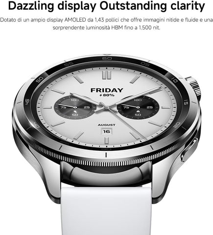 Xiaomi Watch S4 Rainbow |Smartwatch| 1.43" AMOLED display, Long battery life, Bluetooth calling, Noise reduction, Advanced health detection, 15 days battery life