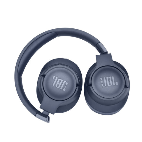 JBL Tune 720BT Wireless Over-Ear Headphones, Pure Bass Sound, Bluetooth 5.3, 76H Battery, Hands-Free Call, Multi-Point Connection, Foldable, Detachable Audio Cable - White, JBLT720BTWHT