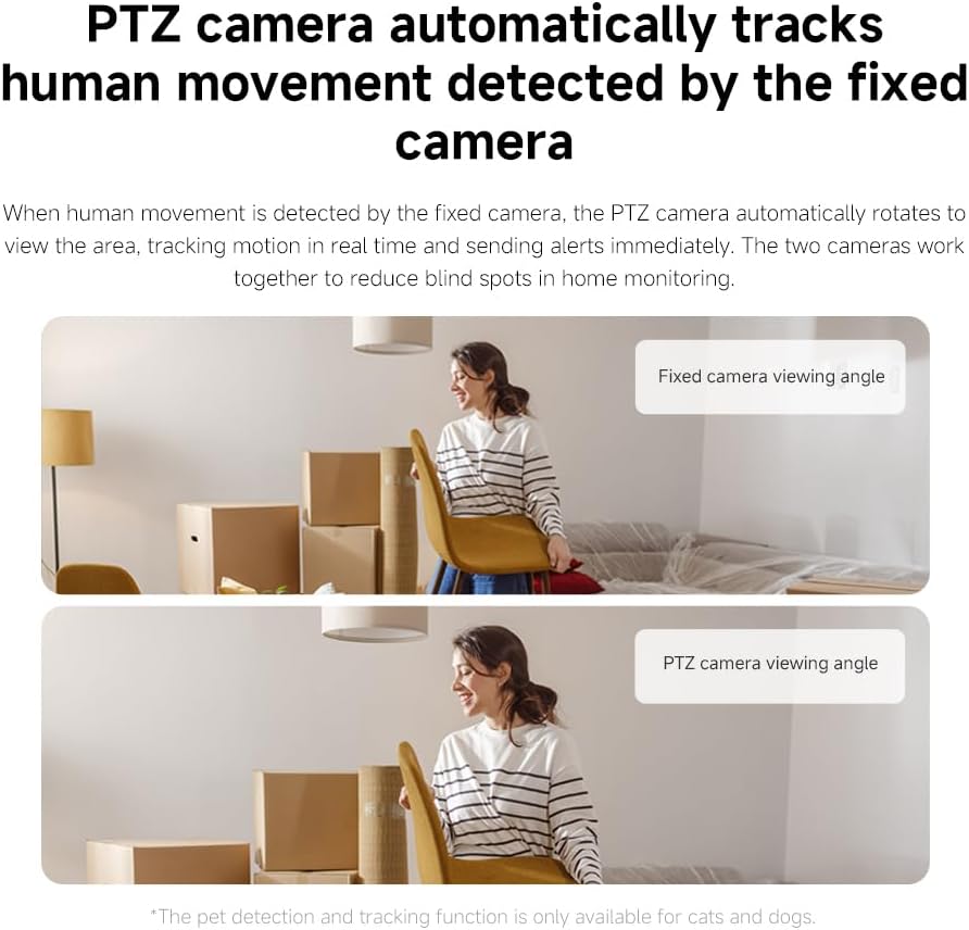Xiaomi Smart Camera C500 Dual | 4MP+4MP | 360° Coverage | AI Human Detection | Two-Way Audio | Pet Detection | Mi Home App