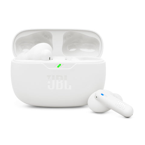 JBL Wave Beam 2 Adaptive Noise Cancelling with Smart Ambient True Wireless Earbuds, Deep Bass, Comfort Fit, 40H Battery, Hands-Free + VoiceAware, Water and Dust Resistant - JBLWBEAM2BLU, Blue