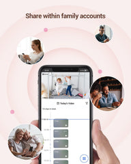 EZVIZ 1080P Wireless Video Baby Monitor, Smart Baby Monitor with Detection of Baby Wine and Motion, IR Night Vision without Flashing Light, Two-Way Call, BM1-RA